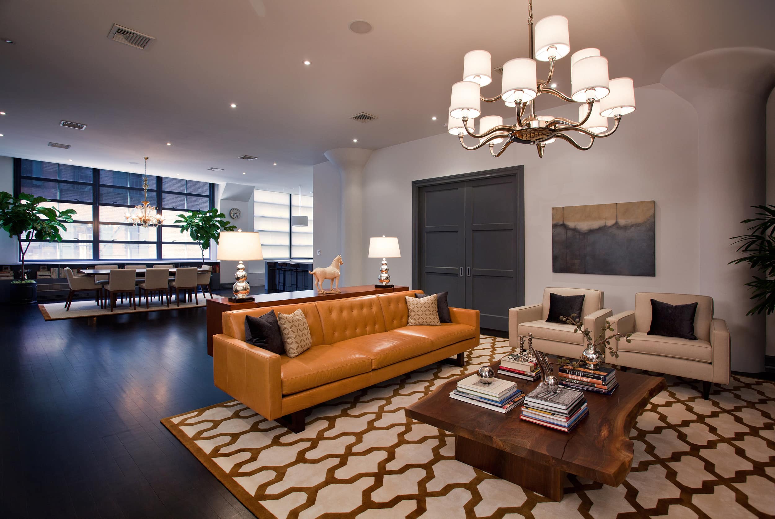 solid wood coffee table in live edge design by SENTIENT