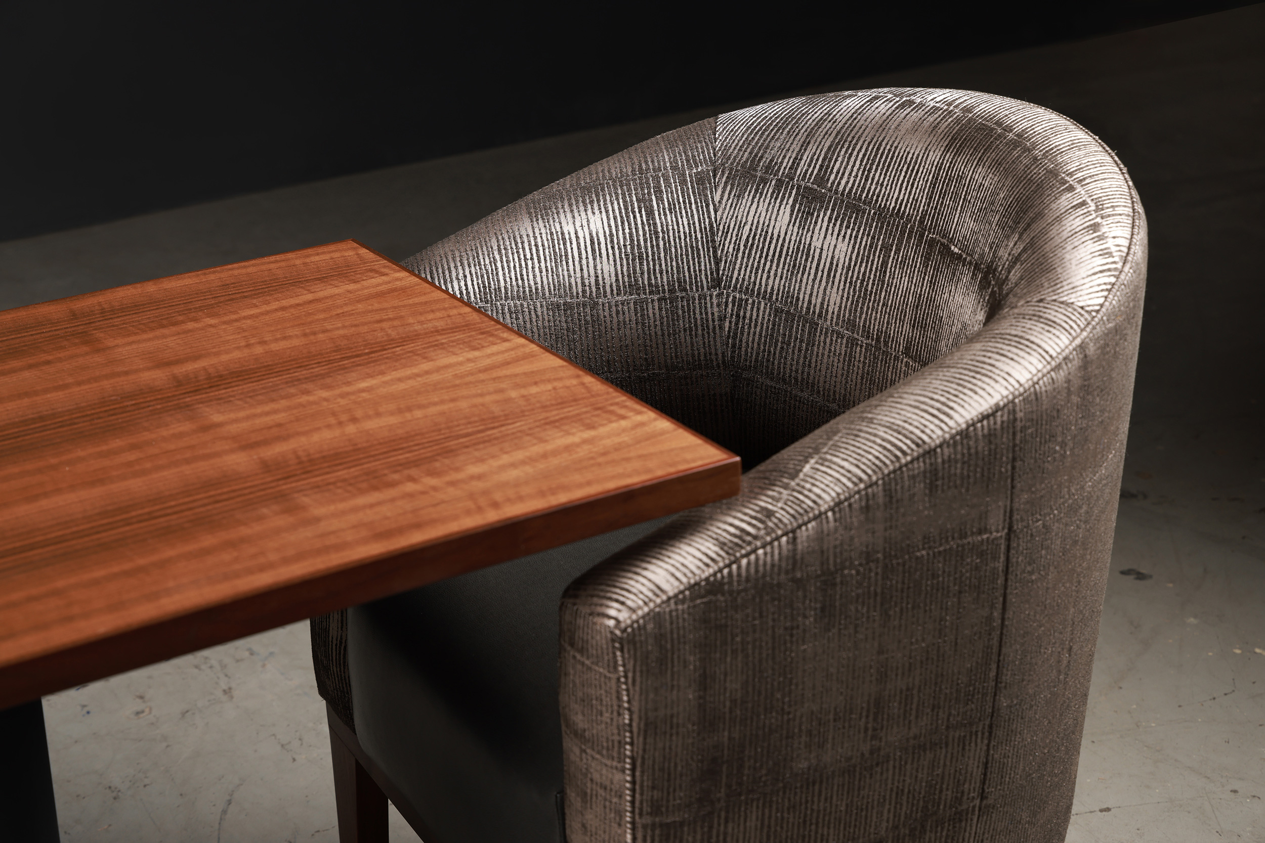 small restaurant dining tables - a square pedestal table by SENTIENT