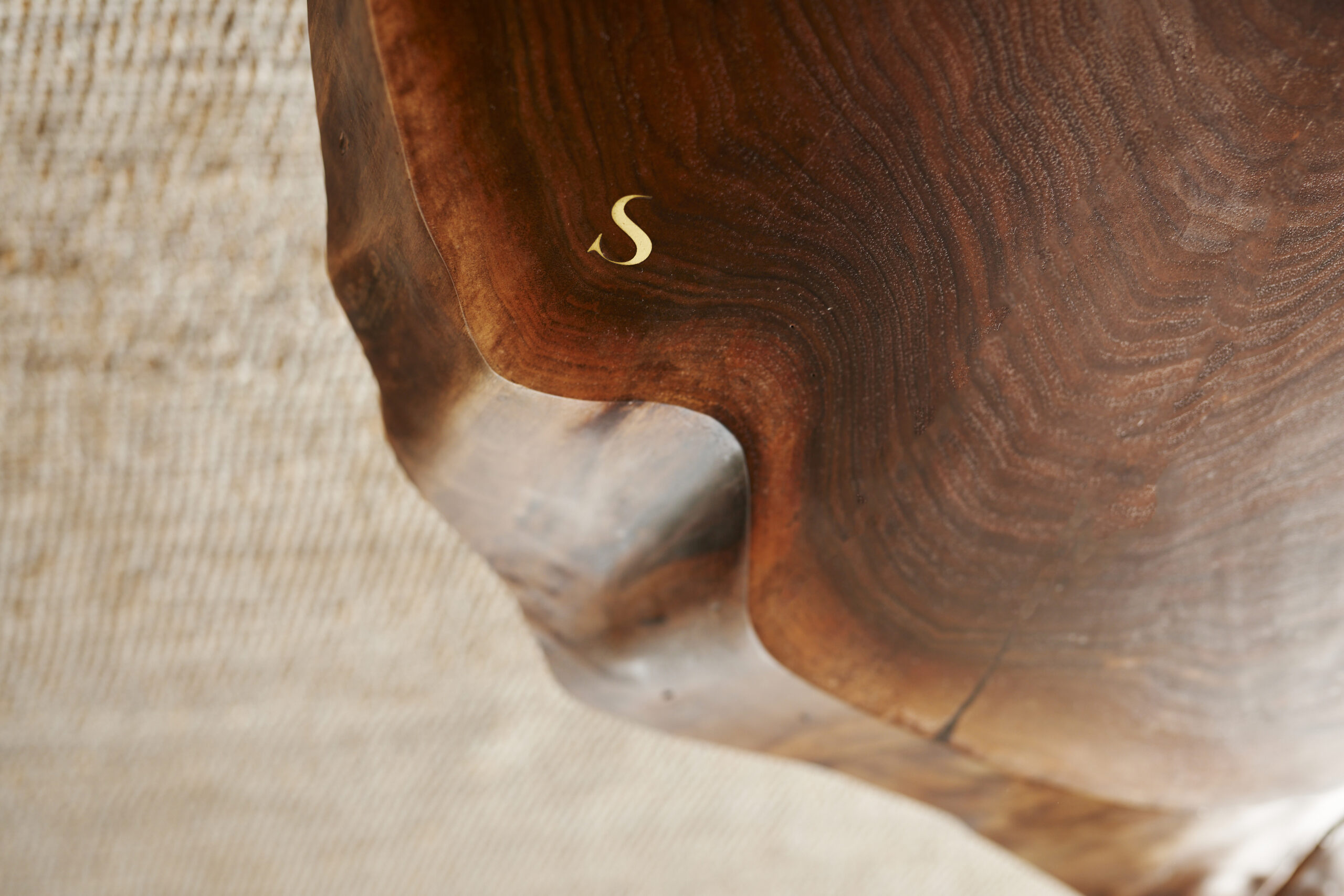 ENTIENT Sylvan Live Edge Coffee Table - Details Close-up details of the SENTIENT Sylvan Live Edge Coffee Table, highlighting the natural wood grain and craftsmanship.